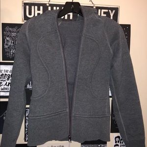 LULULEMON grey jacket with hood